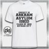 Cheap Graphic Tee Shirts Property of Arkham Asylum Quinn