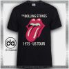 Cheap Graphic Tee Shirts Rolling Stones 1975 US Tour On Sale