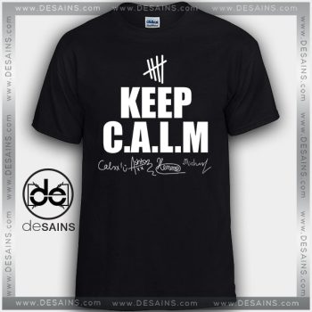 Cheap Graphic Tee Shirts Signature Keep Calm 5SOS