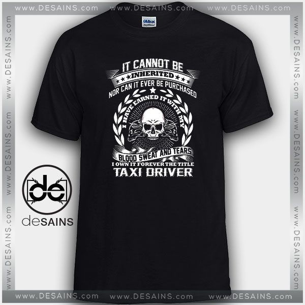 Cheap Graphic Tee Shirts Taxi Driver Tshirt on Sale