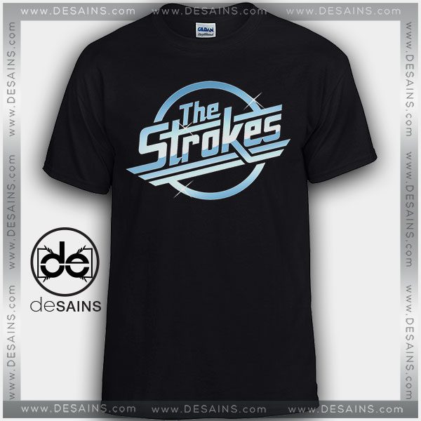 Cheap Graphic Tee Shirts The Strokes Rock Band On Sale
