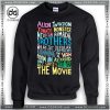 Cheap Sweatshirt Rick and Morty Two Brothers Handlettered Quote