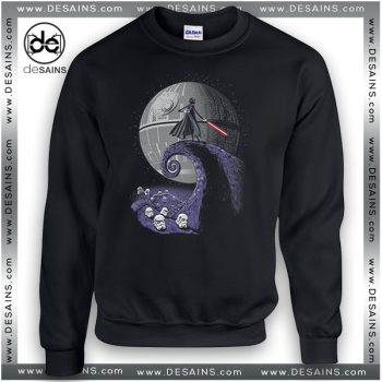 Cheap Ugly Christmas Sweatshirt Star Wars Nightmare Before Empire