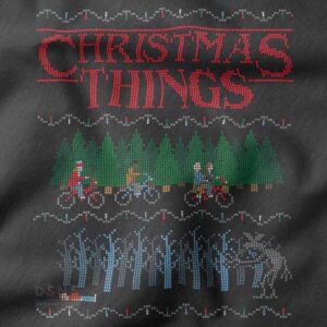 Christmas Things sweatshirt spooky holiday pop culture design