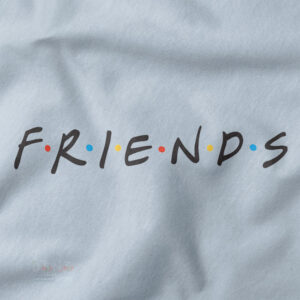 Classic friends logo graphic tee streetwear