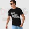 Eat Sleep Tennis Repeat T-Shirt – Sporty Lifestyle Tee