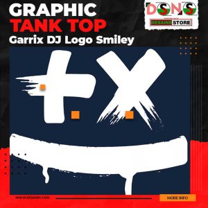 Fans Art Martin Garrix DJ Logo Smiley Graphic Tank Top