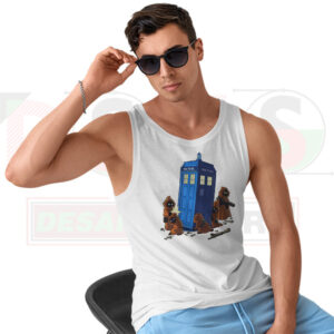 Found Some Spare Parts TARDIS Tank Top – Sci-Fi Humor