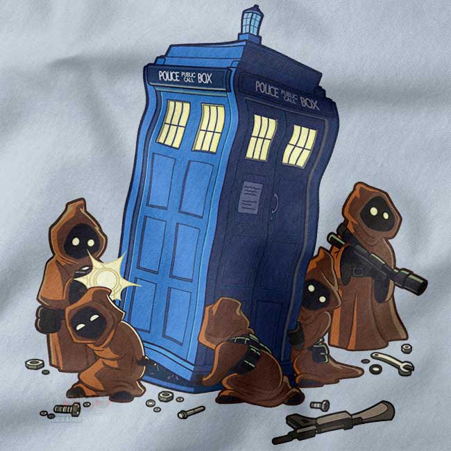 Found Some Spare Parts TARDIS hoodie