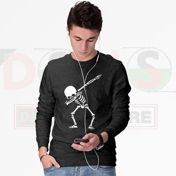 Funny Dabbing Skull Sweatshirt