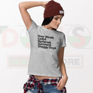 Game of Thrones Direwolves T-Shirt – Iconic Characters Graphic