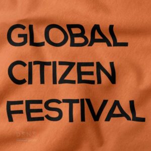 Global Citizen Festival music graphic t-shirt streetwear