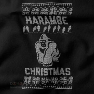 Harambe Christmas sweatshirt funny meme holiday design