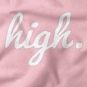 High quotes graphic t-shirt streetwear style