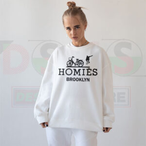 Homies Brooklyn Logo Sweatshirt – Streetwear Hermes Parody Style