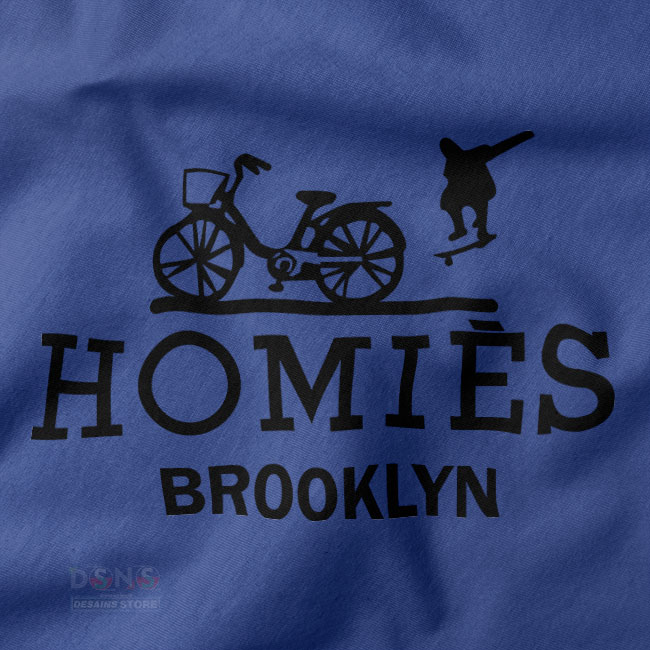 Homies Brooklyn logo parody tank top