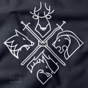 House of the Dragon hoodie with Game of Thrones fantasy graphic