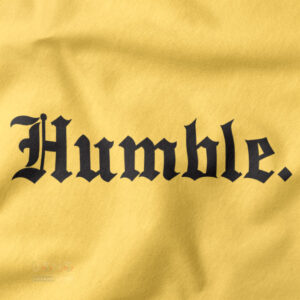 Humble text graphic hoodie minimalist streetwear