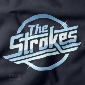 Indie rock music The Strokes inspired tee