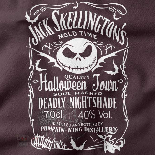 Jack Skellington Halloweentown t-shirt spooky pop culture design