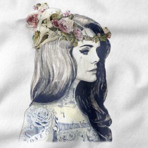 Lana Del Rey art beauty graphic t-shirt aesthetic streetwear