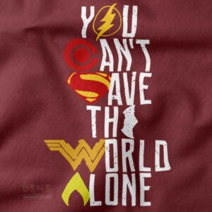 Minimalist hero slogan streetwear shirt