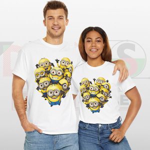 Minions Characters Funny Face T-Shirt