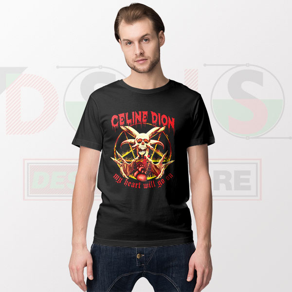My Heart Will Go On Skull T-Shirt – Céline Dion Inspired