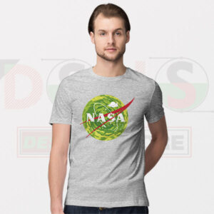 NASA Logo Rick and Morty T-Shirt – Funny Space Cartoon