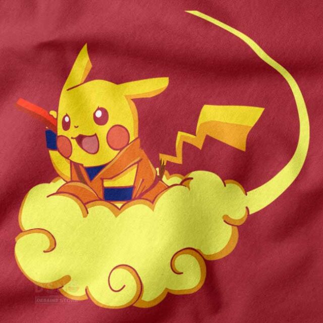Pikachu x Goku Dragon Ball Anime Tee
