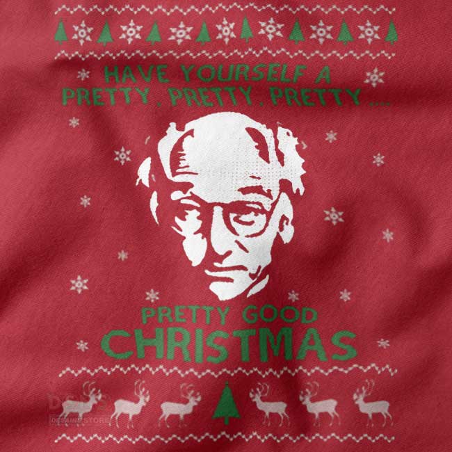 Pretty good ugly christmas sweater funny graphic