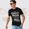 Proud Son of a Freaking Awesome Mom T-Shirt – Fun Quote Tee