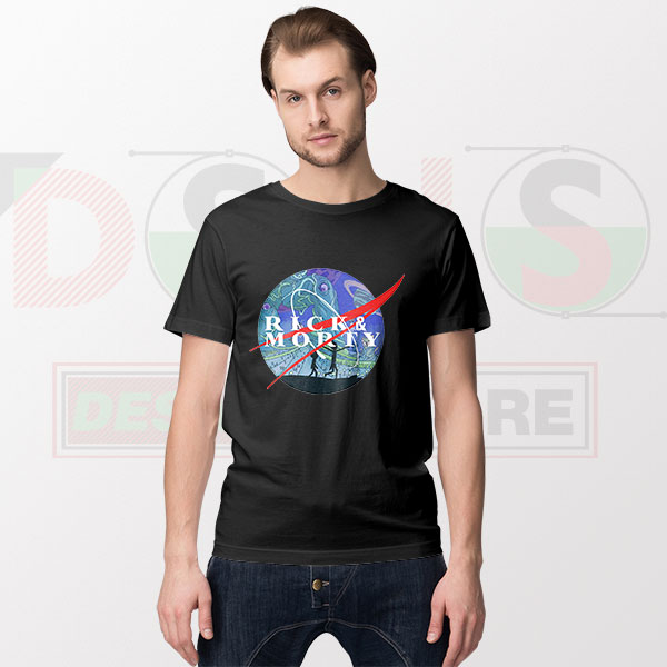 Rick and Morty NASA Logo T-Shirt – Space Pop Culture Merch