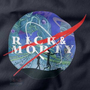 Rick and Morty NASA logo sweatshirt