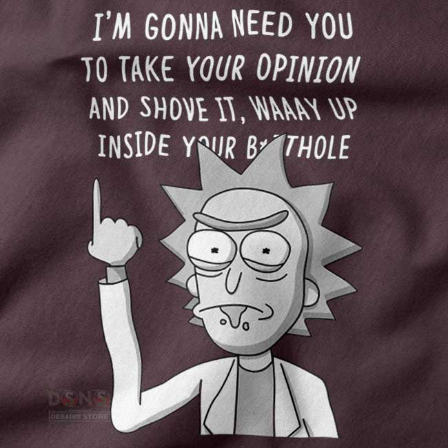 Rick and Morty Shove It Up sweatshirt