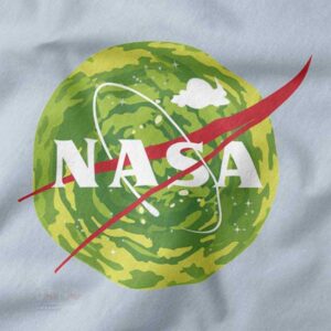 Rick and Morty inspired NASA parody tee