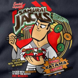 Samurai Jack magic katana graphic t-shirt anime style