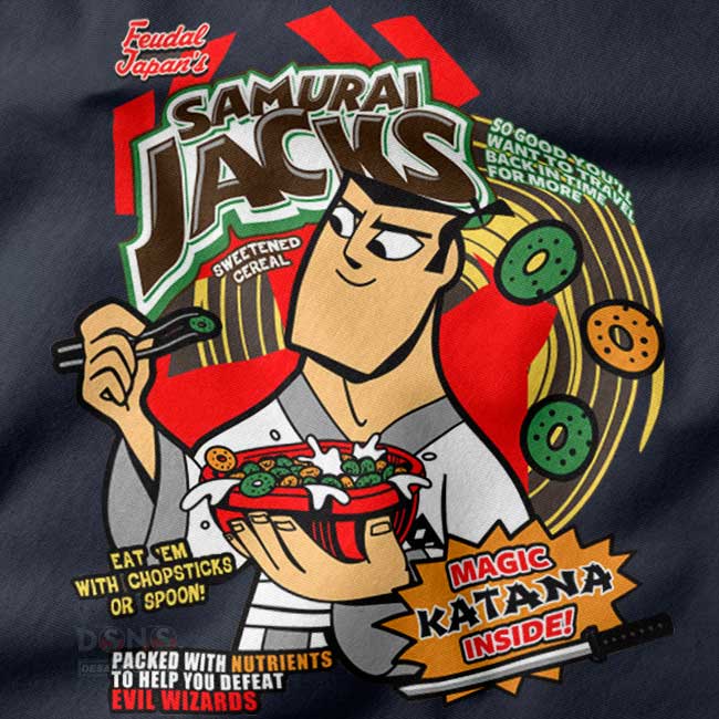 Samurai Jack magic katana graphic t-shirt anime style