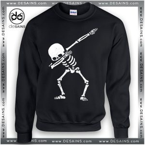 Simple Halloween Costume Ideas Sweatshirt Dabbing Skull Funny