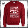 Ugly Christmas Sweater Meowy Sweatshirt Christmas on Sale