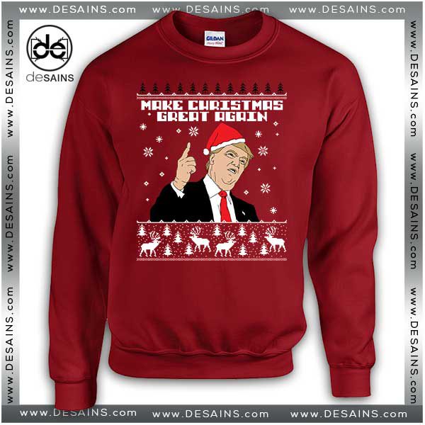 Ugly Christmas Sweater Trump Make Christmas Great Again