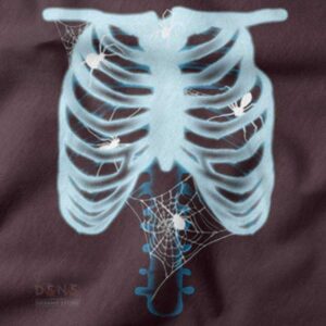 X-ray skull funny Halloween graphic t-shirt
