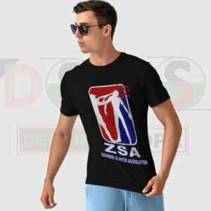 ZSA Zombie Slayer Association T-Shirt – Anime Streetwear Graphic