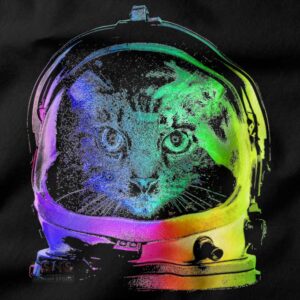 astronaut cat nasa funny t-shirt