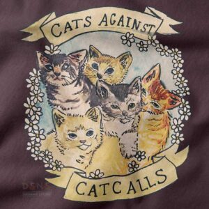 cats against cat calls funny sweatshirt