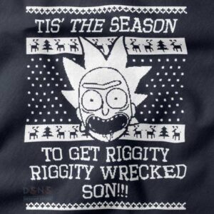 rick and morty riggity riggity funny hoodie