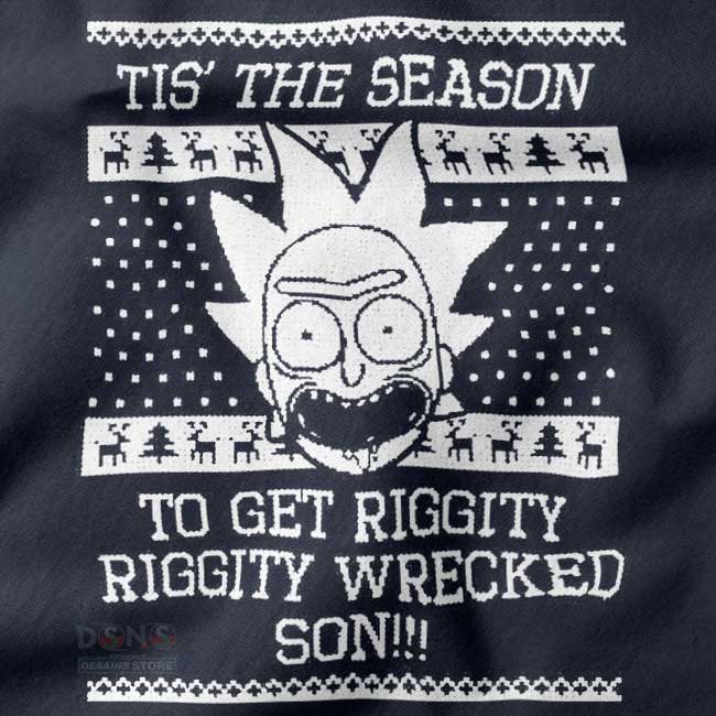 rick and morty riggity riggity funny hoodie