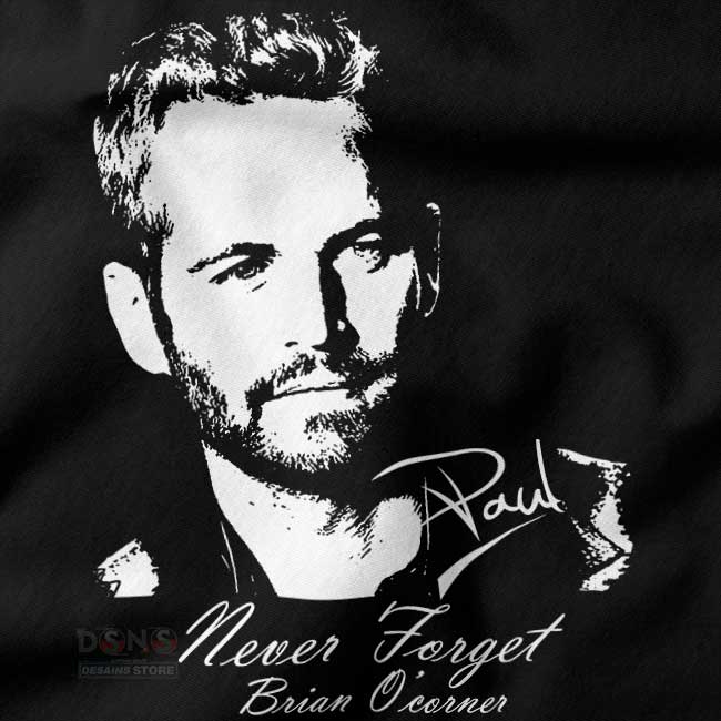 rip paul walker memorial graphic sweatshirt