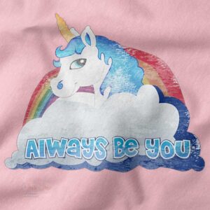 Always be you unicorn pop culture graphic tee