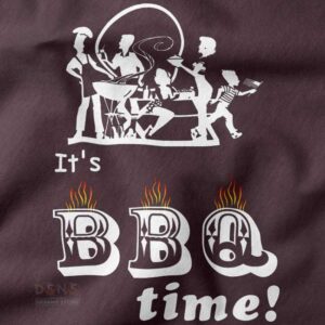 BBQ party food themed streetwear tee